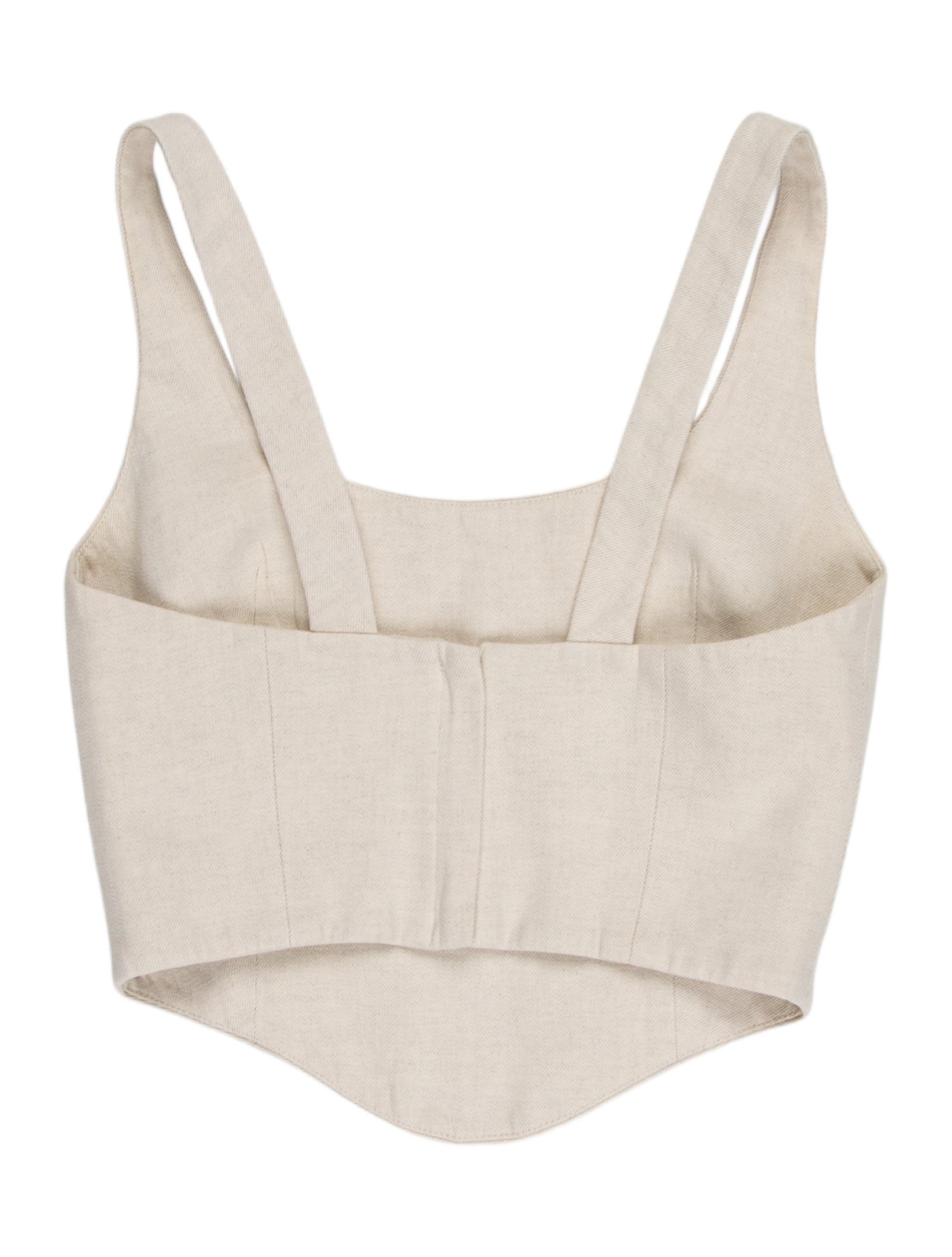 Anna Quan Strapless Crop Top