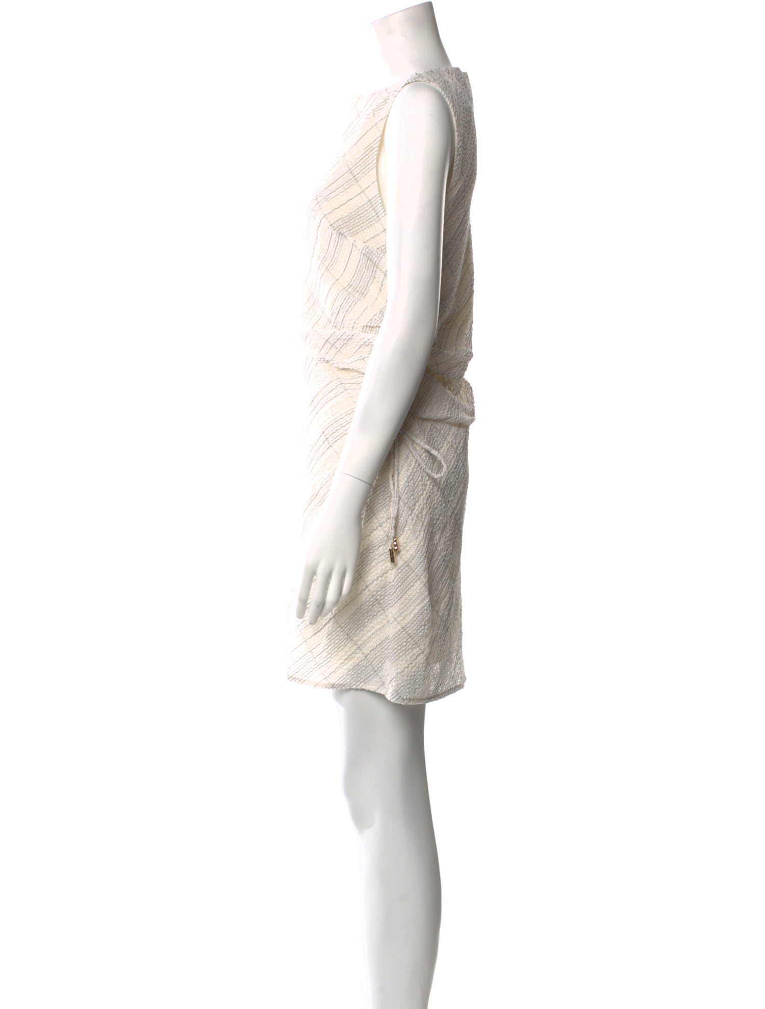 Anna Quan Plaid Print Mini Dress