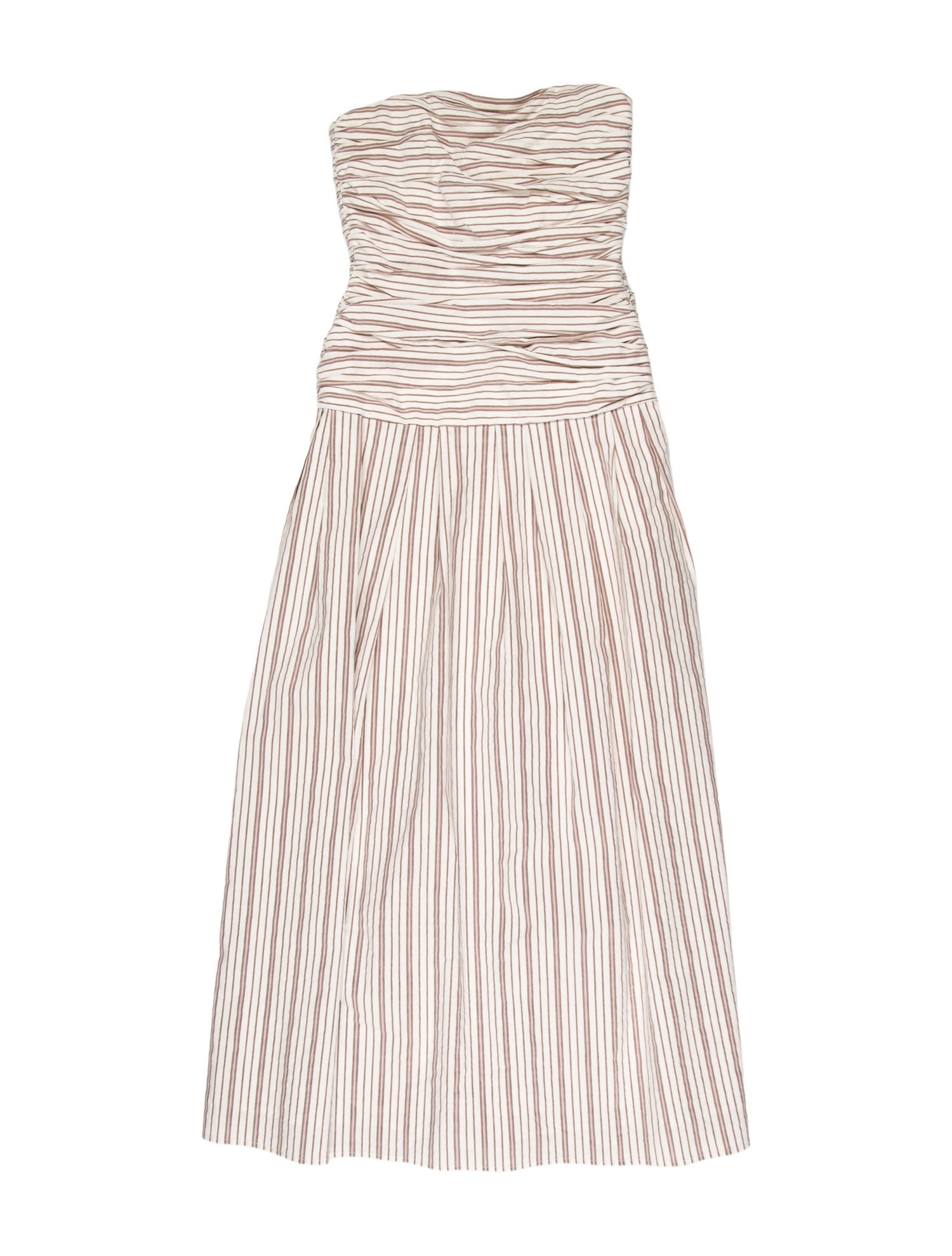 Anna Quan Striped Long Dress