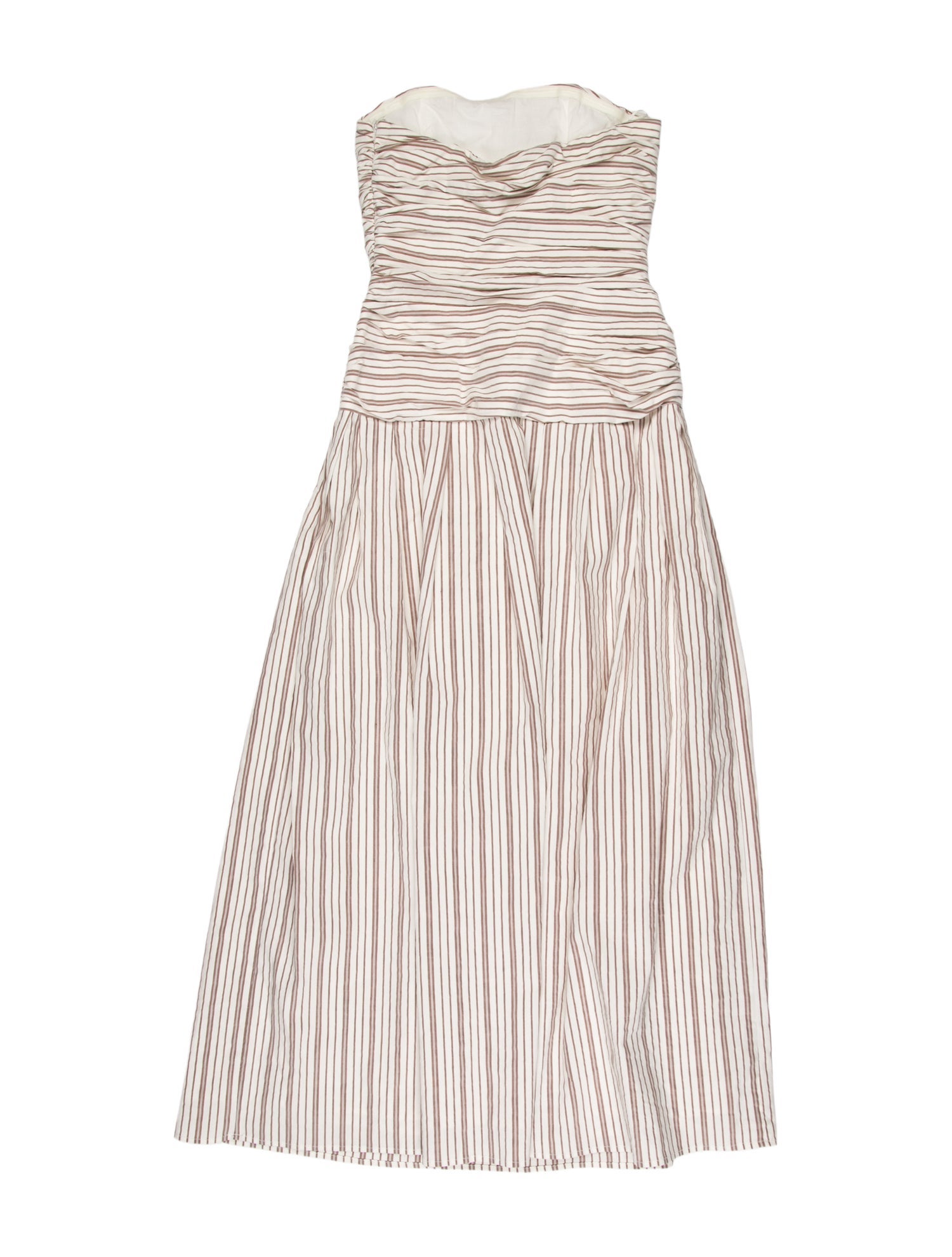 Anna Quan Striped Long Dress