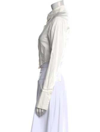 Anna Quan Long Sleeve Button-Up Top