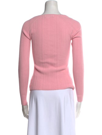 Anna Quan Square Neckline Long Sleeve Top