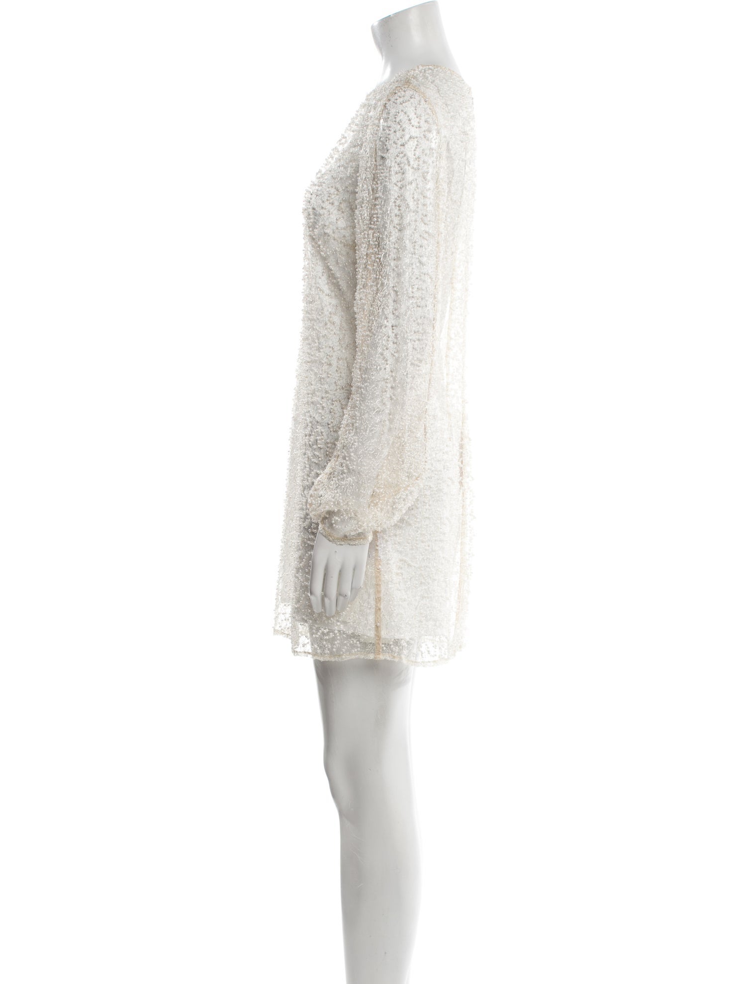 Anna Quan Bateau Neckline Mini Dress