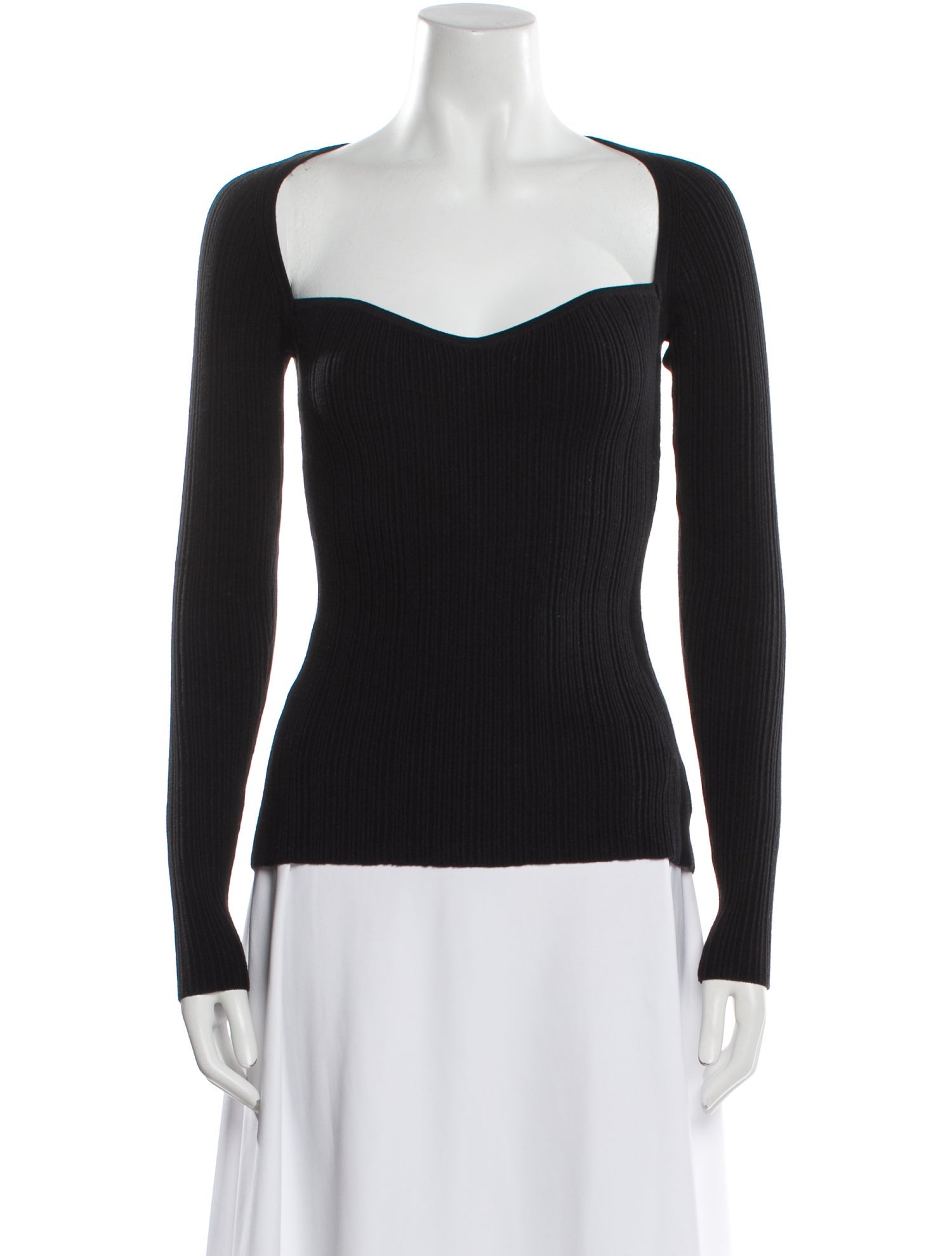 Anna Quan Square Neckline Sweater