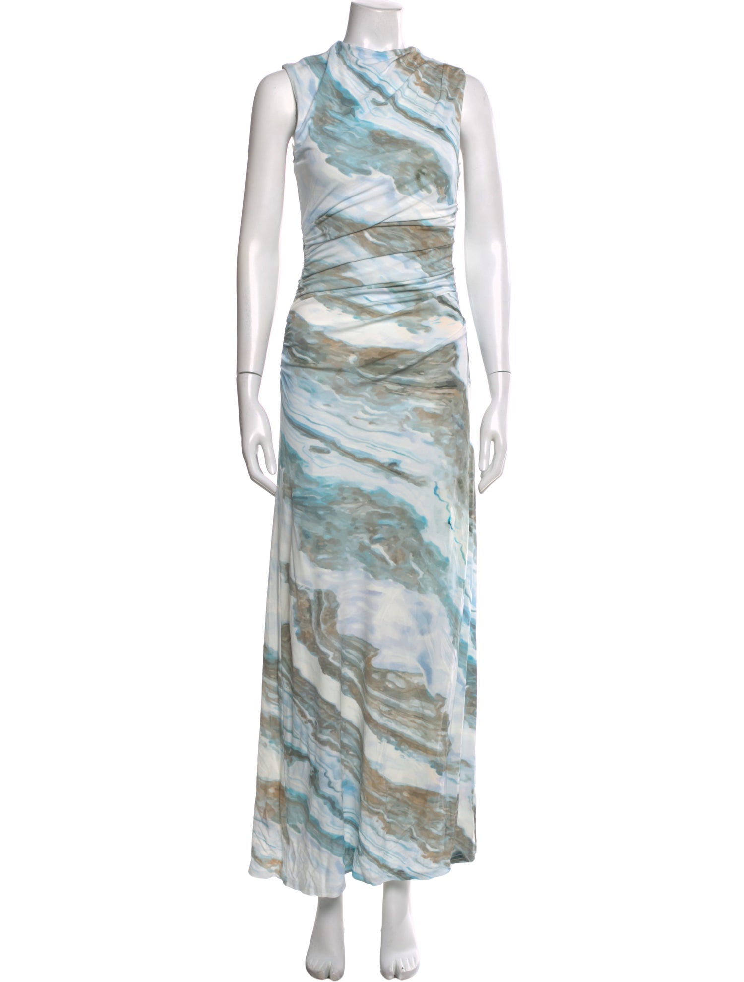 Anna Quan Linen Long Dress w/ Tags - Blue Dresses, Clothing - WANNQ23085 |  The RealReal