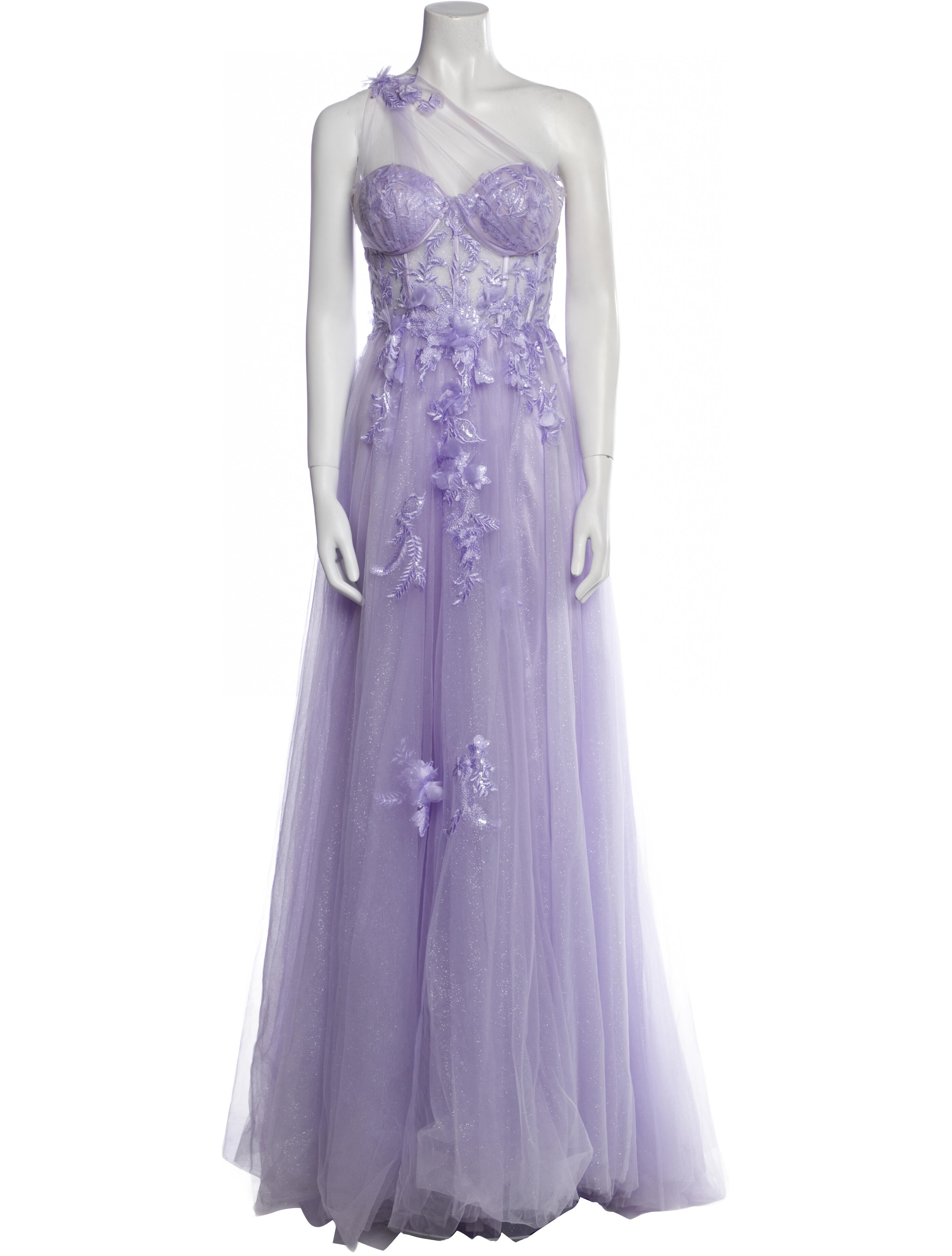 Andrea & Leo One-Shoulder Mini Dress