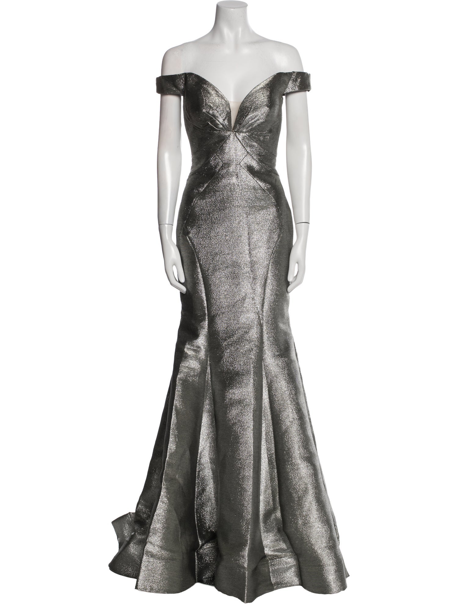 Andrea & Leo Off-The-Shoulder Long Dress