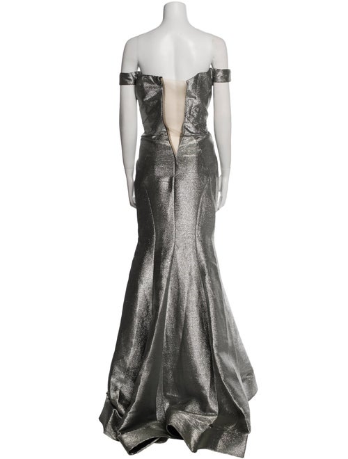 Andrea & Leo Off-The-Shoulder Long Dress