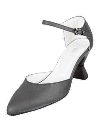 Anrealage Satin D'Orsay Pumps