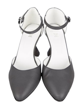 Anrealage Satin D'Orsay Pumps