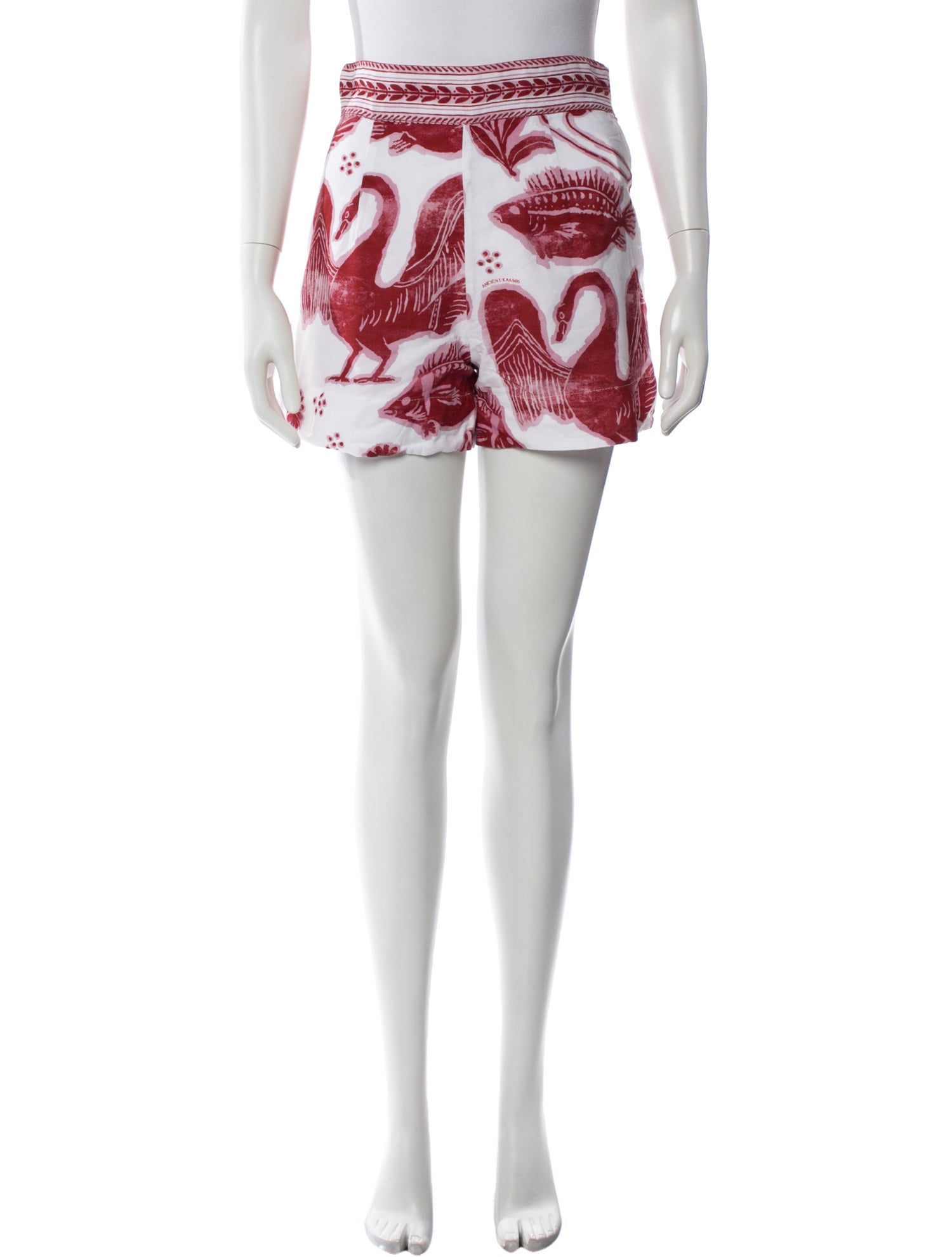 Ancient Kallos Printed Mini Shorts