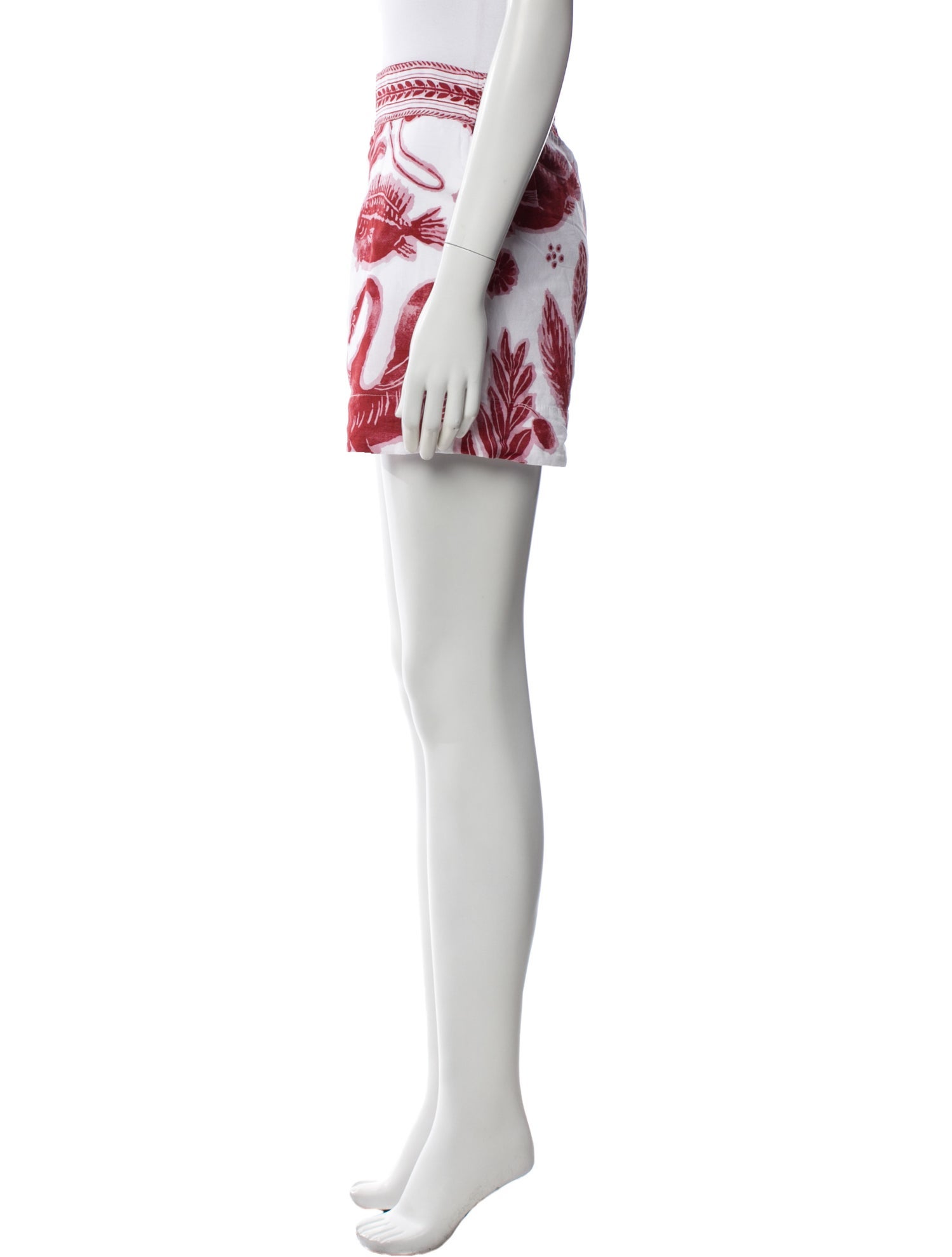 Ancient Kallos Printed Mini Shorts