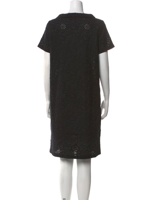 Anna Maria Paletti V-Neck Knee-Length Dress