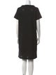 Anna Maria Paletti V-Neck Knee-Length Dress