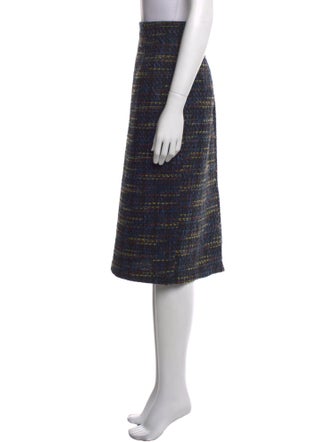 Anna Maria Paletti Striped Knee-Length Skirt