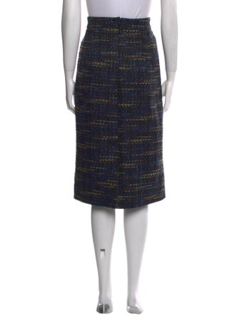 Anna Maria Paletti Striped Knee-Length Skirt