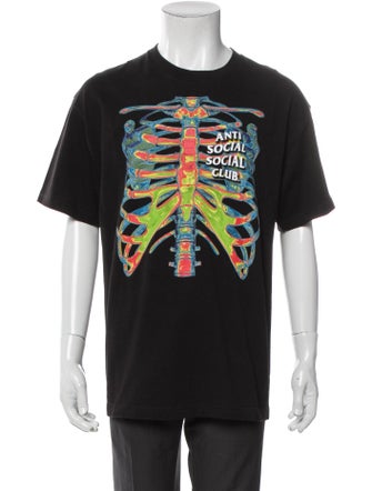 Anti SocialSocial Club Anatomy Logo Graphic Print T-Shirt