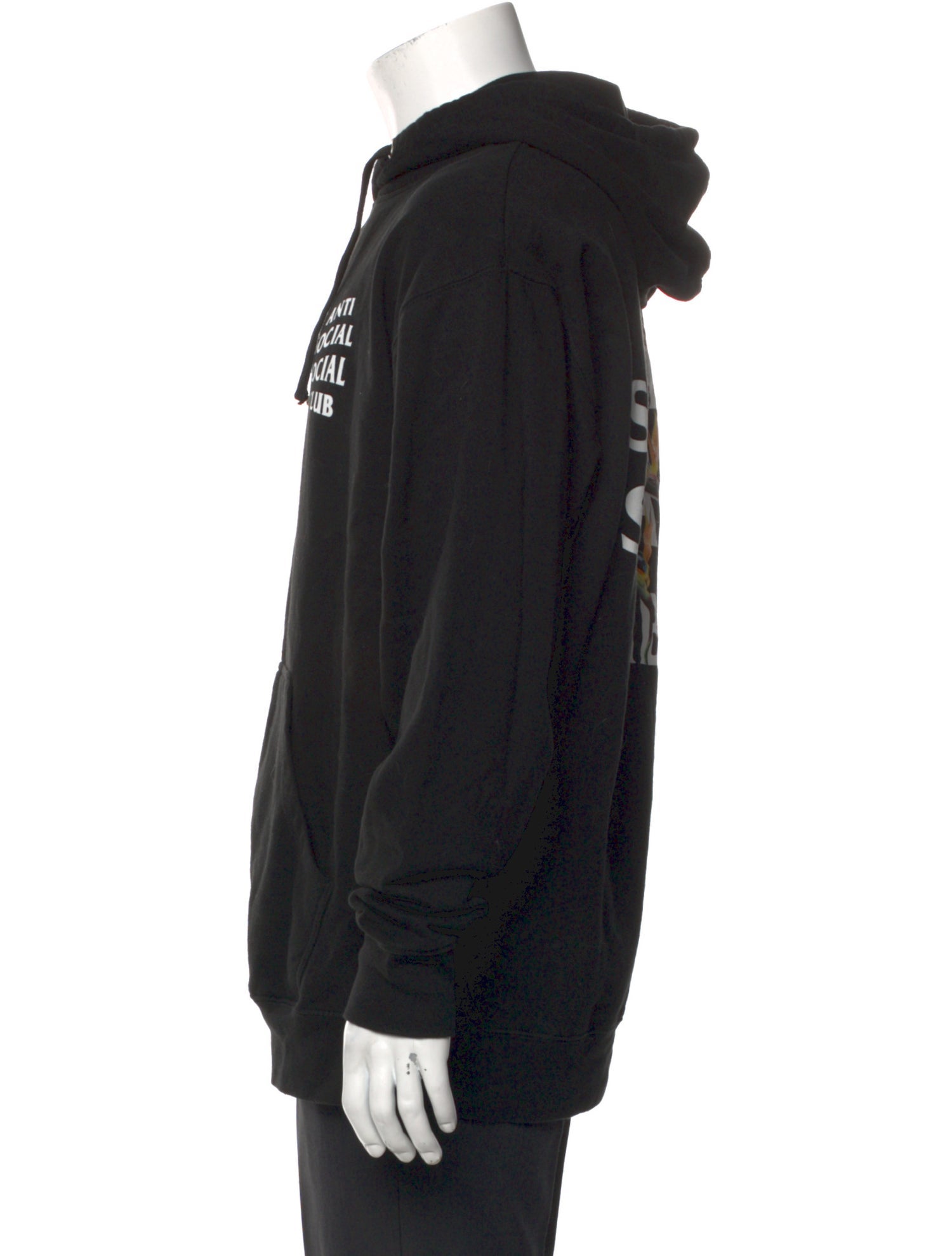 Anti SocialSocial Club Hummingbird Logo Graphic Print Hoodie