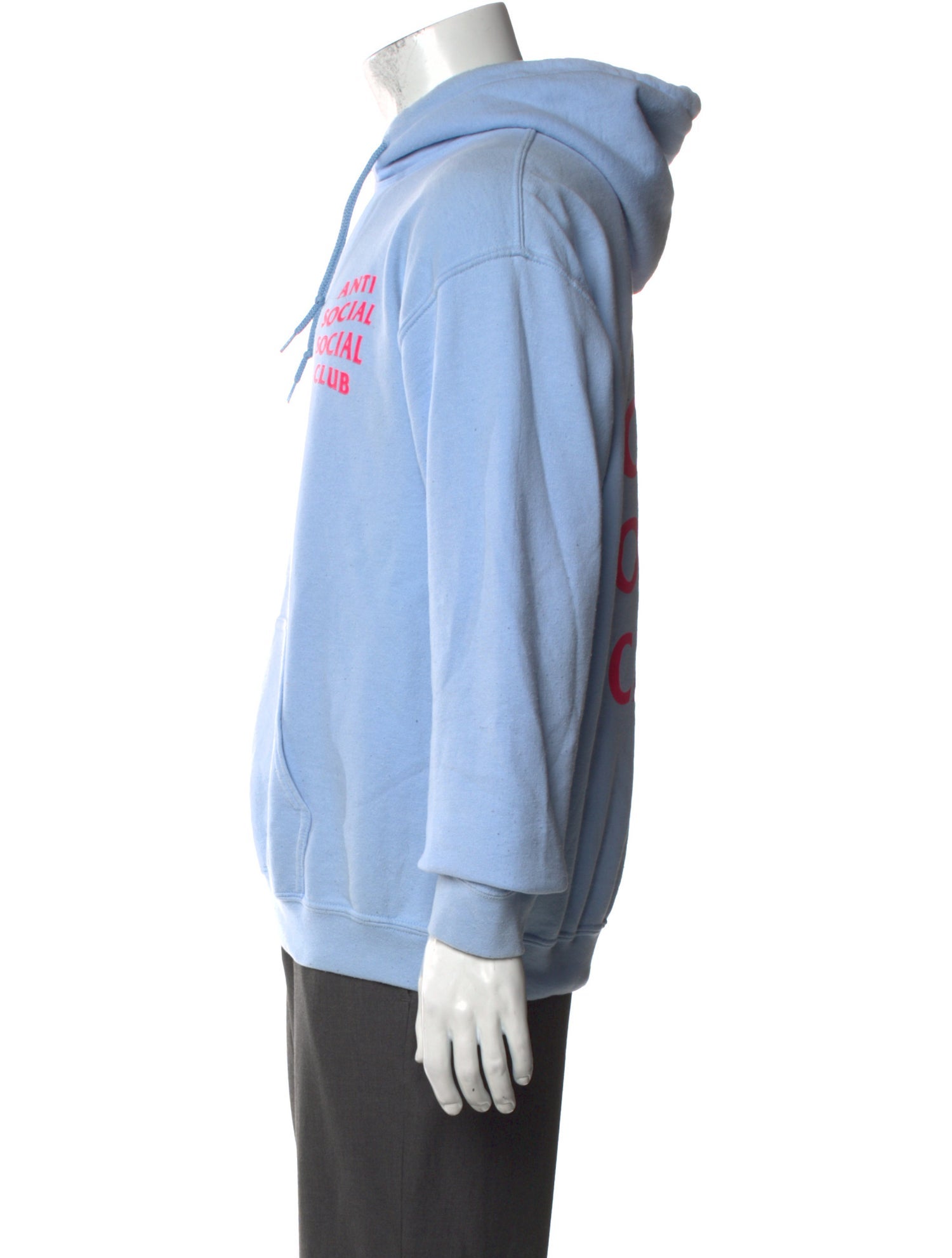 Anti SocialSocial Club Logo Graphic Print Hoodie