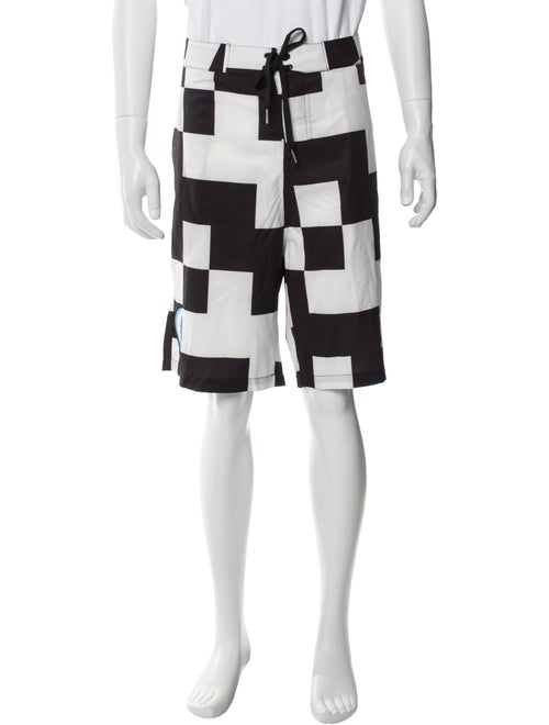 Anti SocialSocial Club Checkered Logo Jogger Shorts