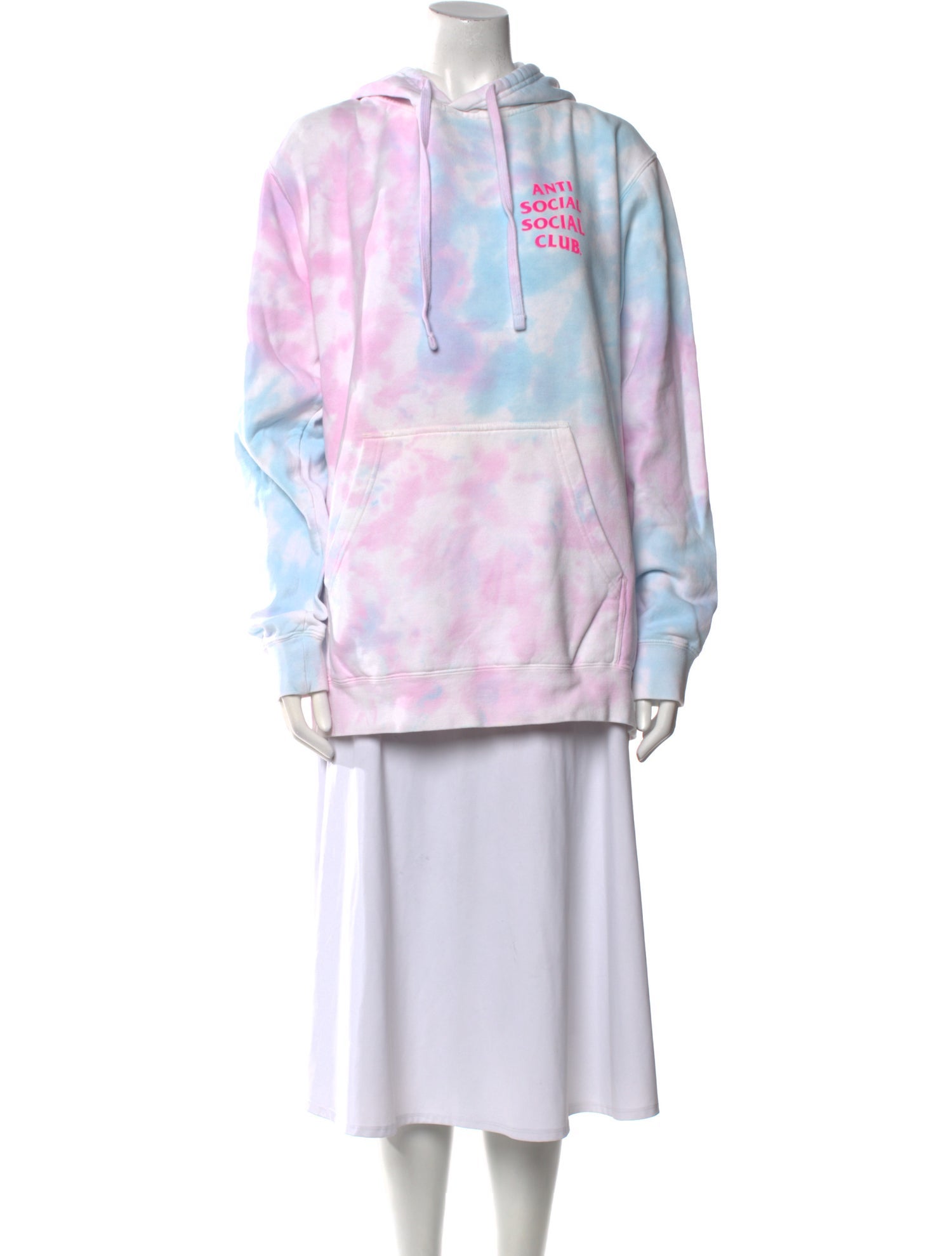 Anti SocialSocial Club Tie-Dye Logo Graphic Print Sweatshirt w/ Tags