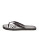 Anti SocialSocial Club Rubber Flip Flops