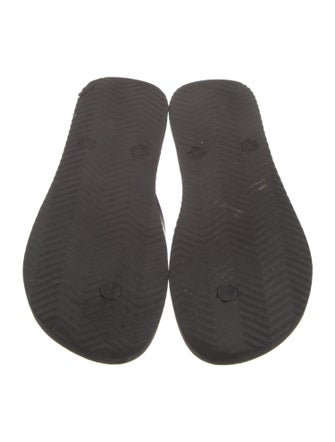 Anti SocialSocial Club Rubber Flip Flops