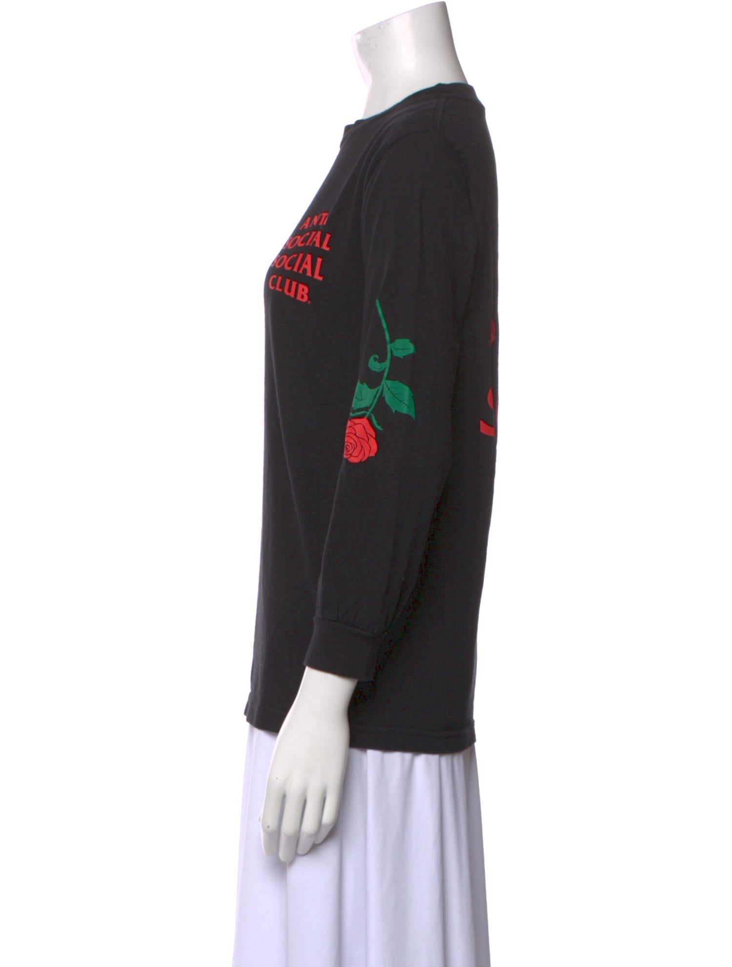 Anti SocialSocial Club Logo Graphic Print Sweatshirt