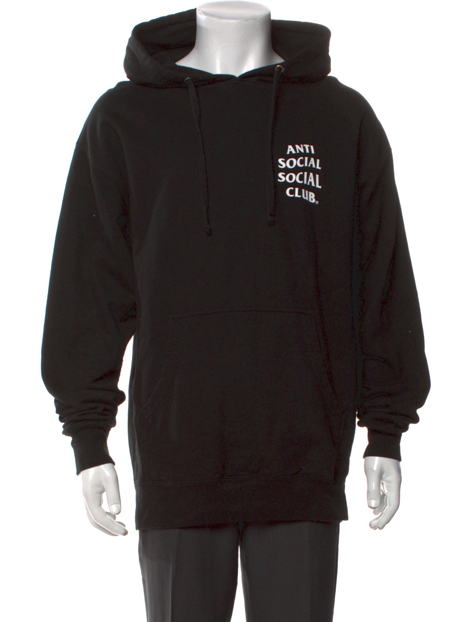 Anti SocialSocial Club Graphic Print Crew Neck Hoodie