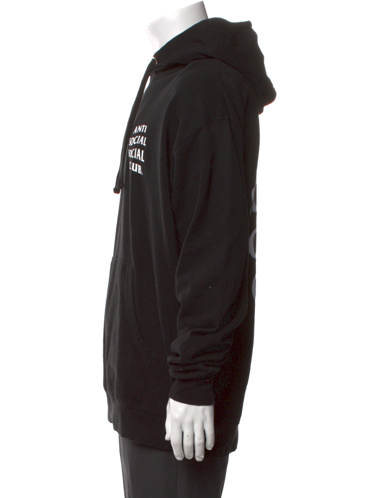 Anti SocialSocial Club Graphic Print Crew Neck Hoodie