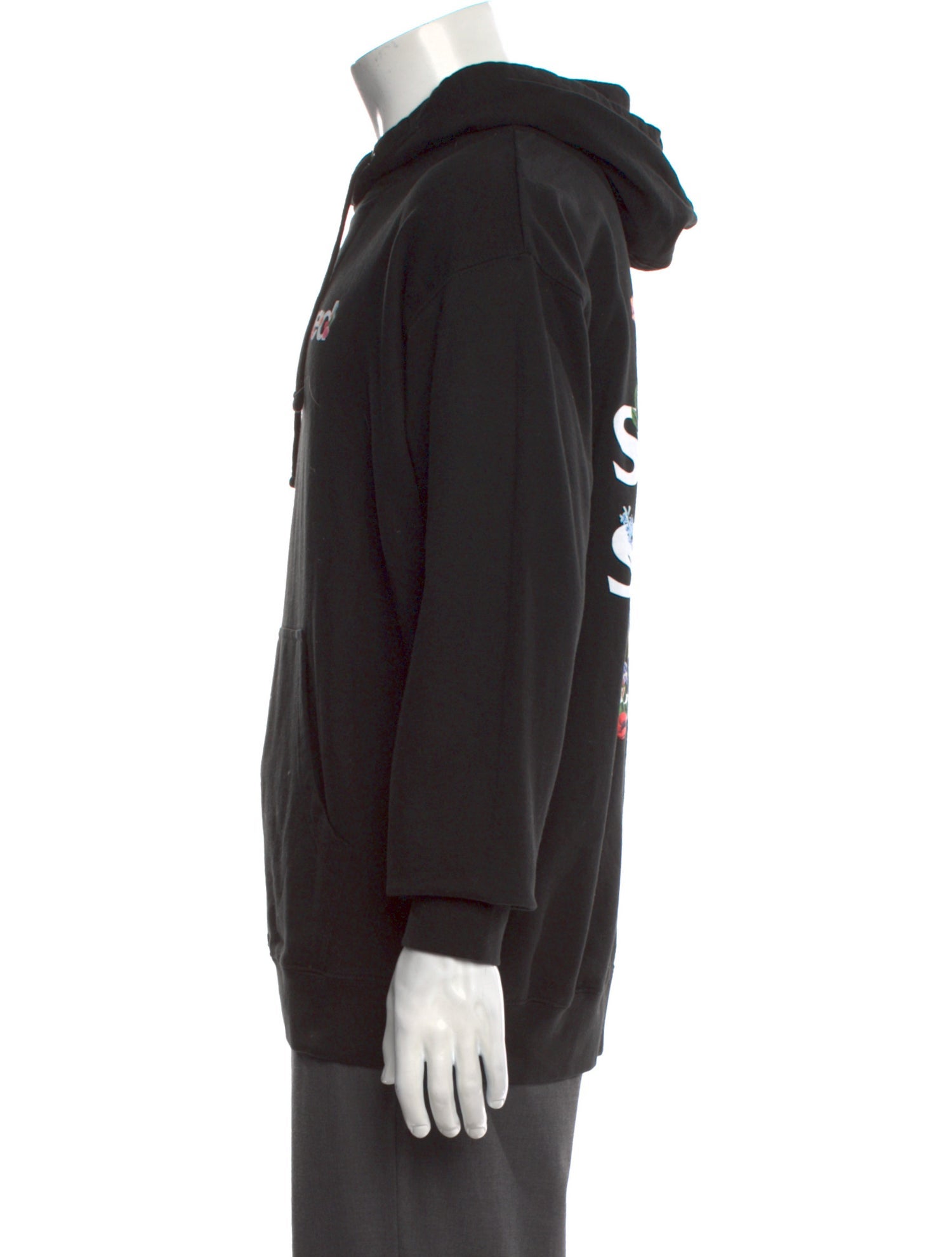 Anti SocialSocial Club Sick & Tired Graphic Print Hoodie