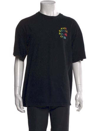 Anti SocialSocial Club Tie Dye Graphic Print T-Shirt