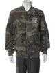 Alpha Industries x Anti Social Social Club Logo Camo Bomber Camouflage Print Utility Jacket