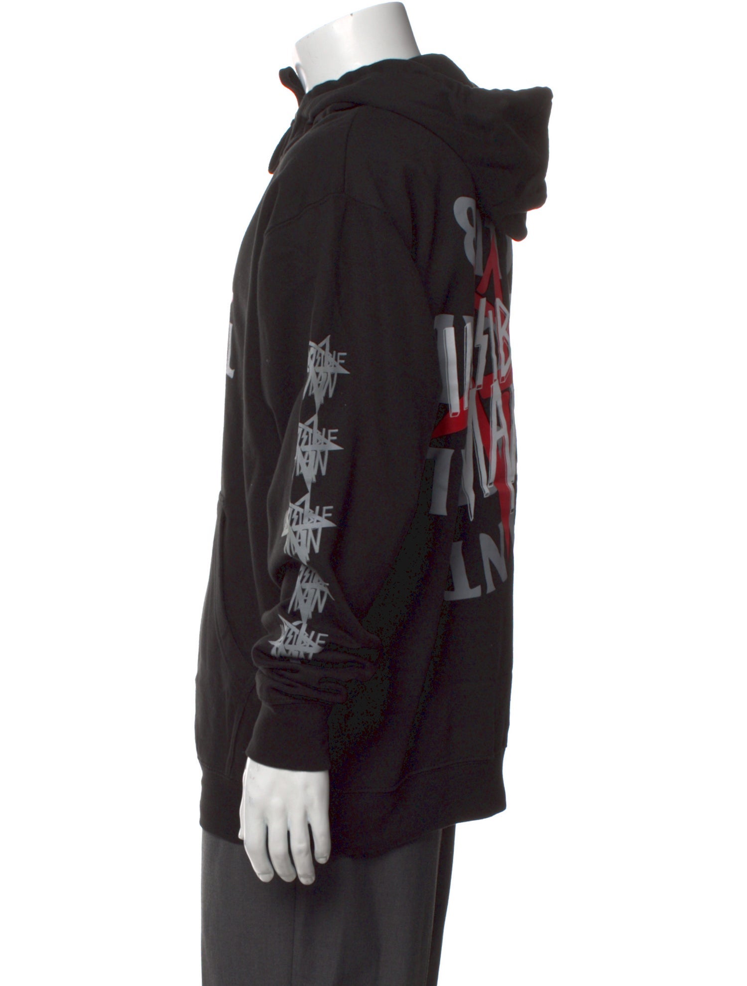 Anti SocialSocial Club Invisible Man Graphic Print Hoodie