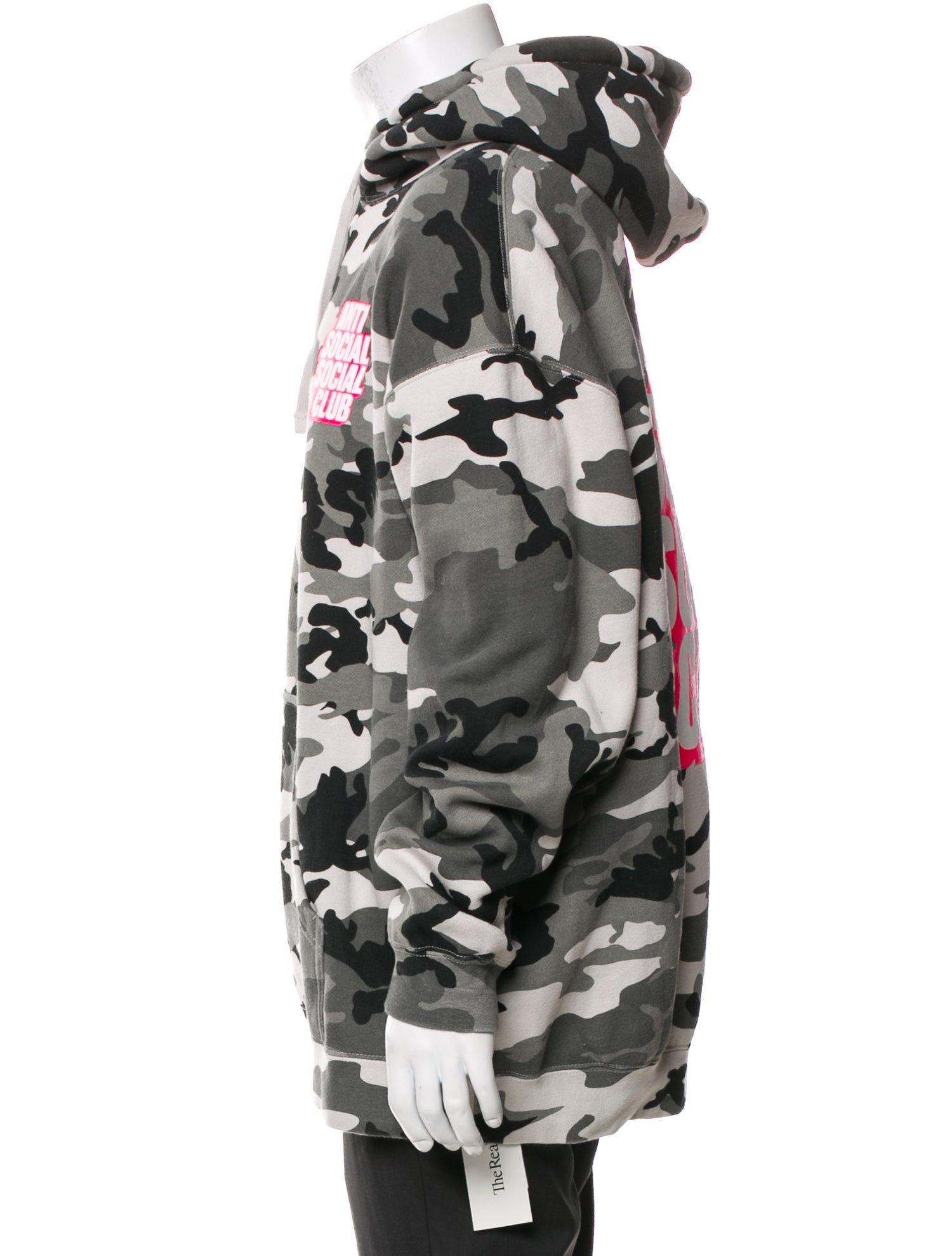 Anti SocialSocial Club Camo Printed Hoodie