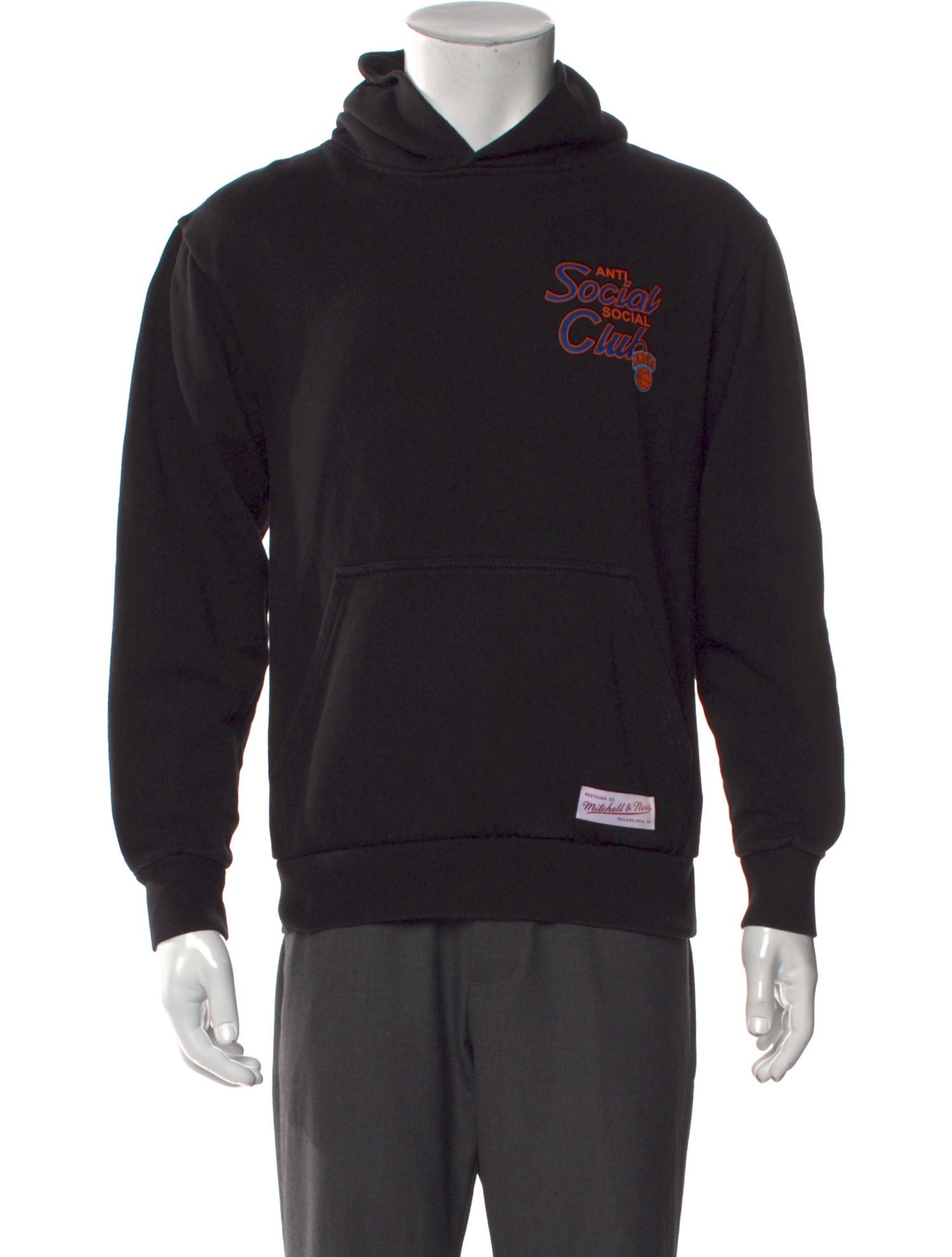 Mitchell & Ness x Anti Social Social Club Graphic Print Hoodie