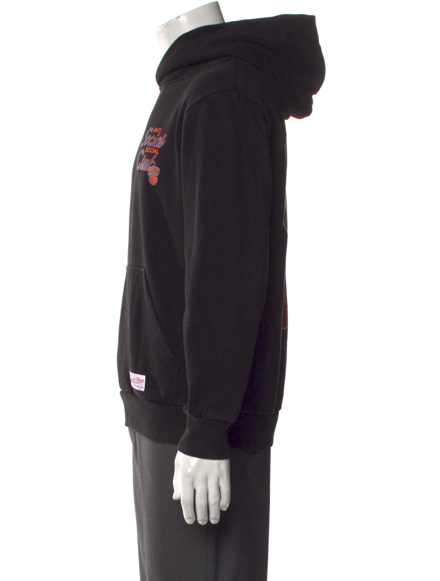 Mitchell & Ness x Anti Social Social Club Graphic Print Hoodie