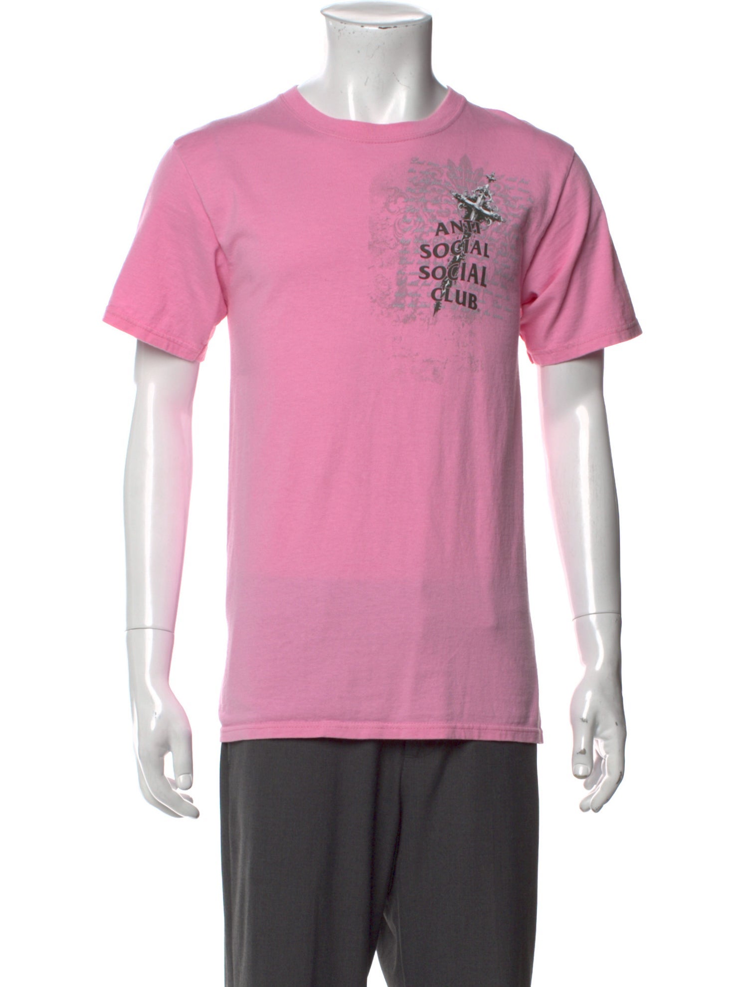 Anti SocialSocial Club Anguish Graphic Print T-Shirt