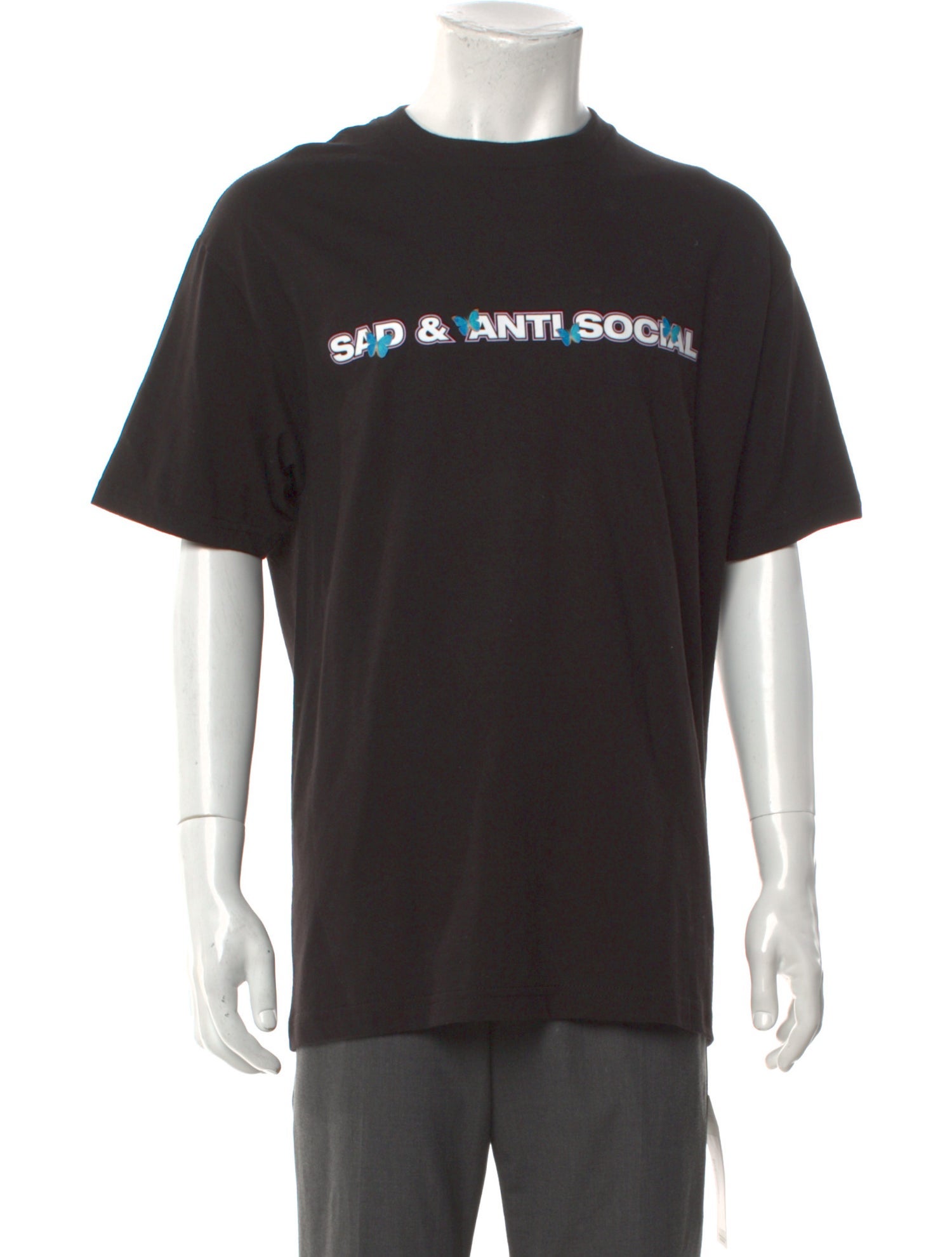 Anti SocialSocial Club Graphic Print Crew Neck T-Shirt