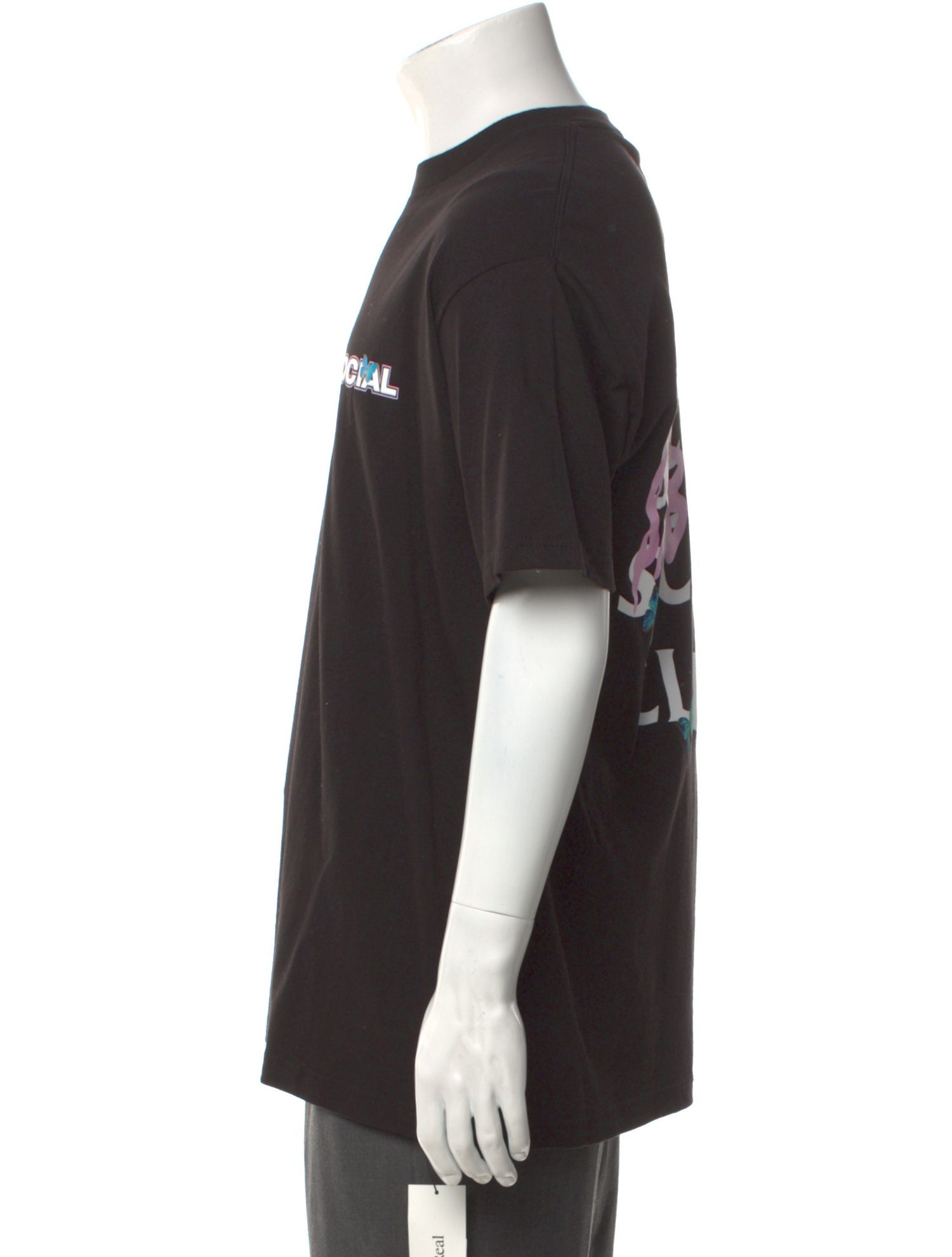 Anti SocialSocial Club Graphic Print Crew Neck T-Shirt