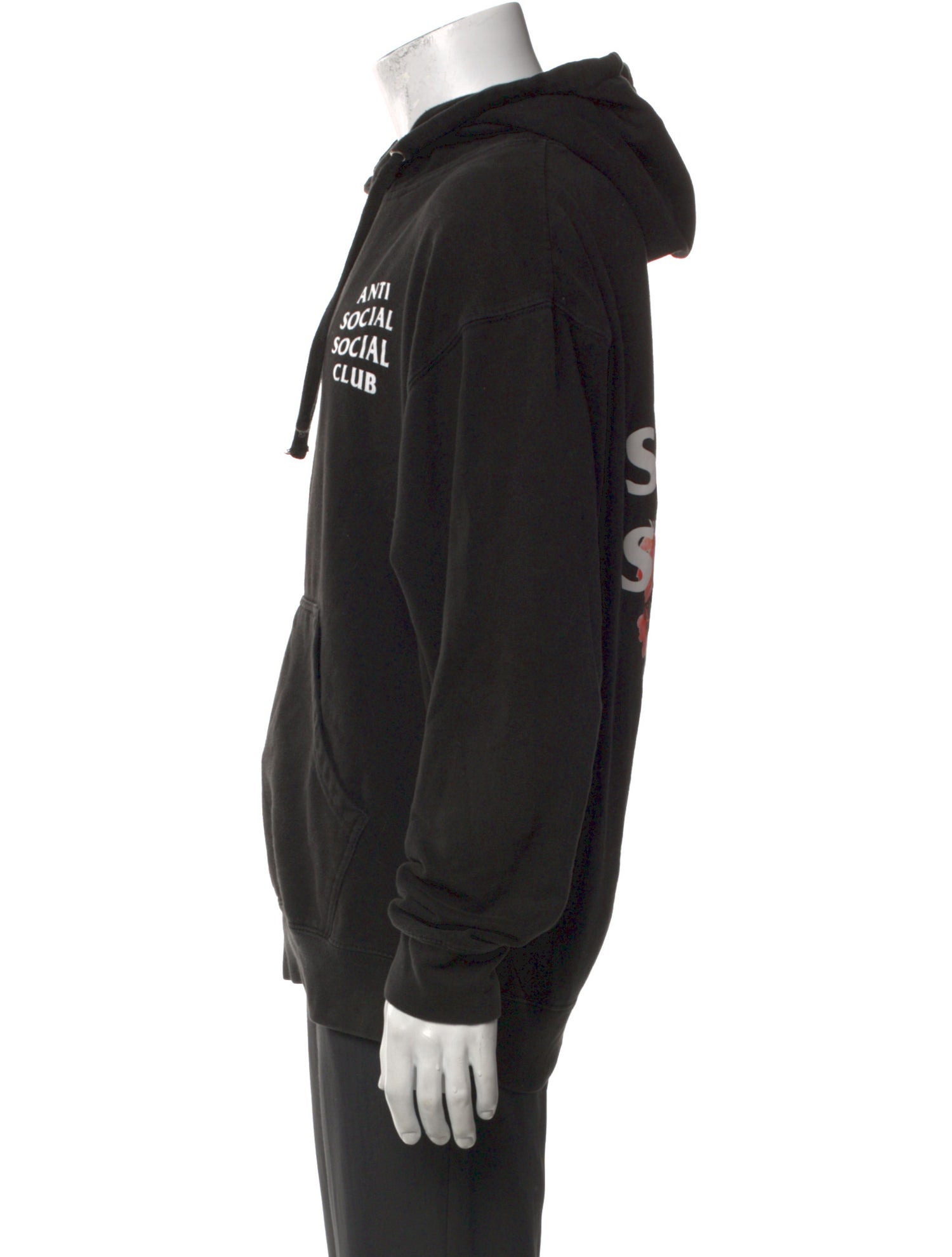 Anti SocialSocial Club Graphic Print Crew Neck Hoodie