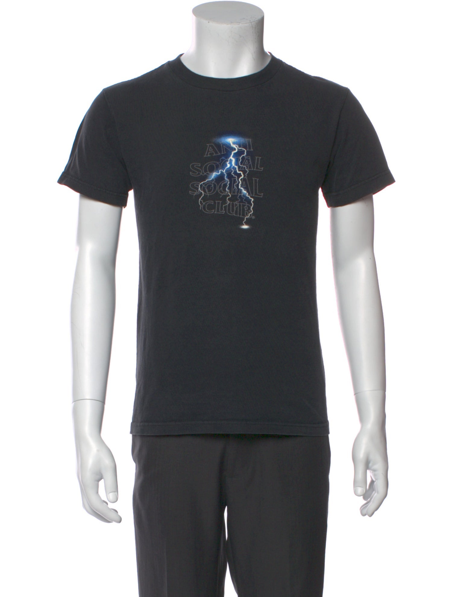 Anti SocialSocial Club Lightning Bolt Graphic Print T-Shirt