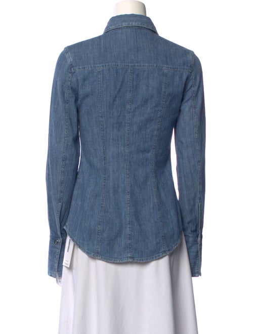 Another Tomorrow Long Sleeve Button-Up Top