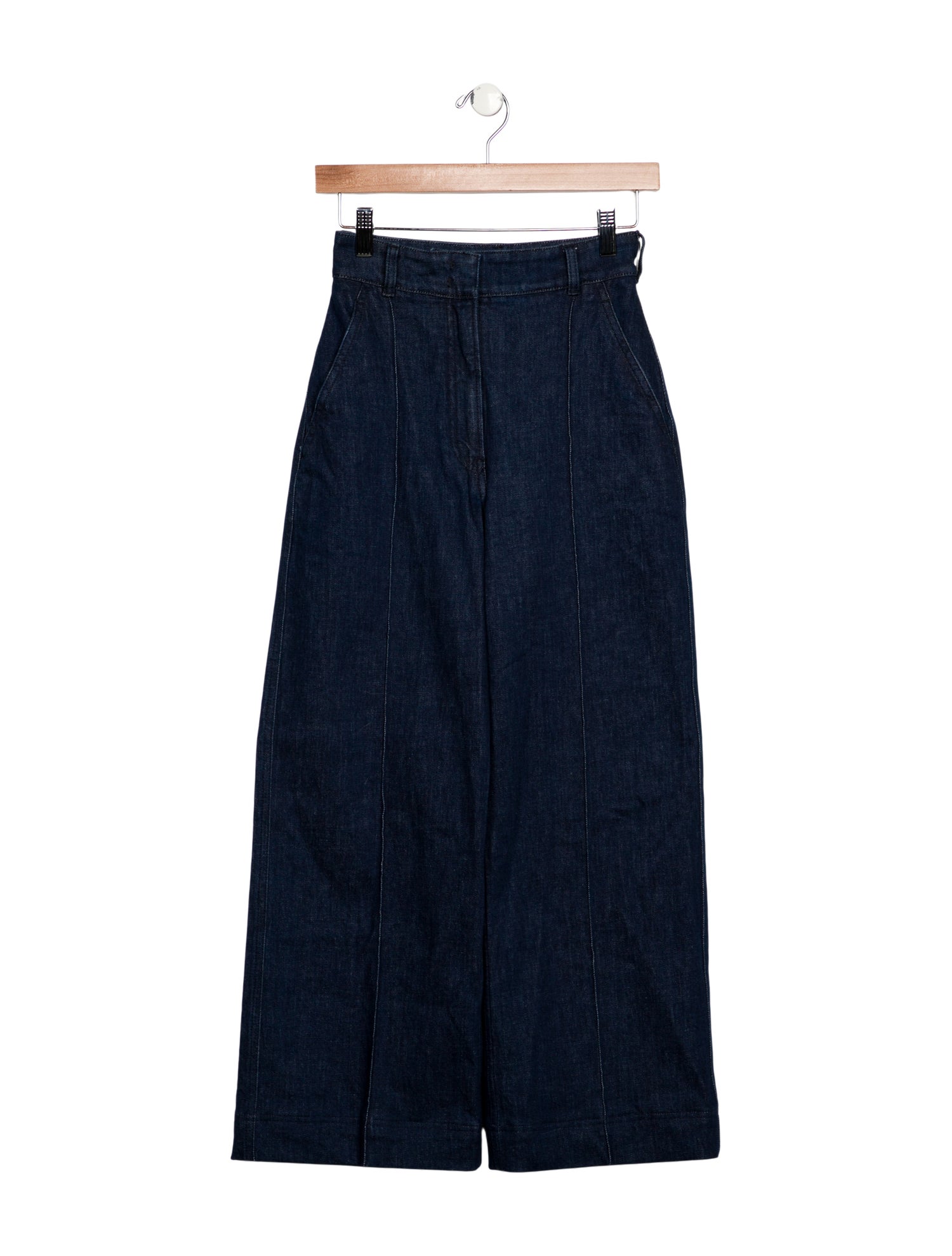Another Tomorrow High-Rise Wide Leg Jeans