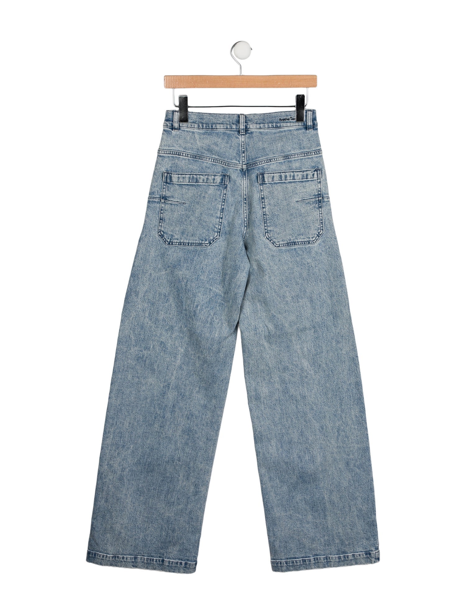 Another Tomorrow High-Rise Wide Leg Jeans