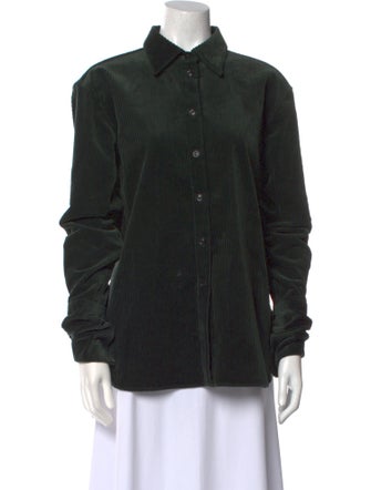 Another Tomorrow Long Sleeve Button-Up Top