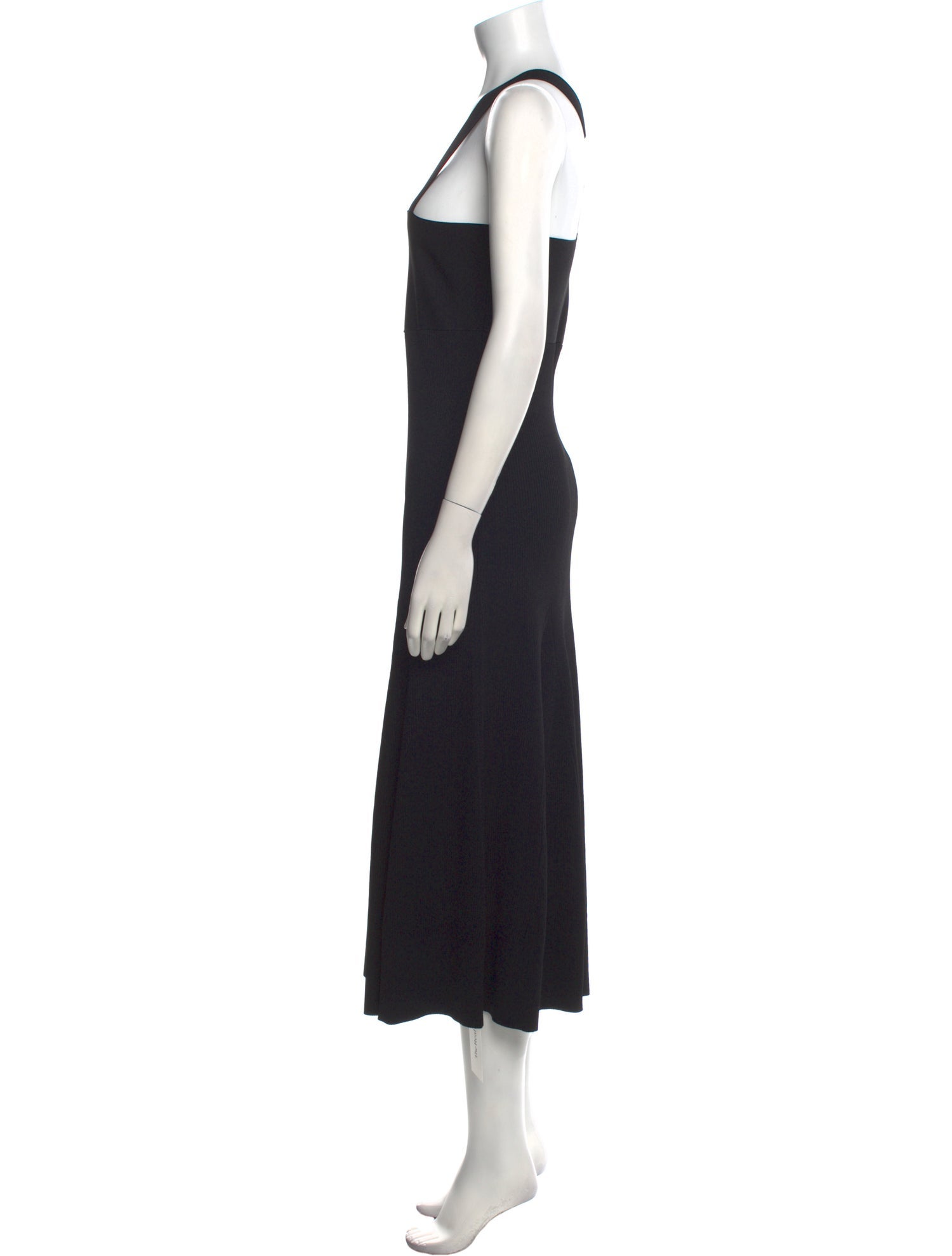 Another Tomorrow Square Neckline Long Dress