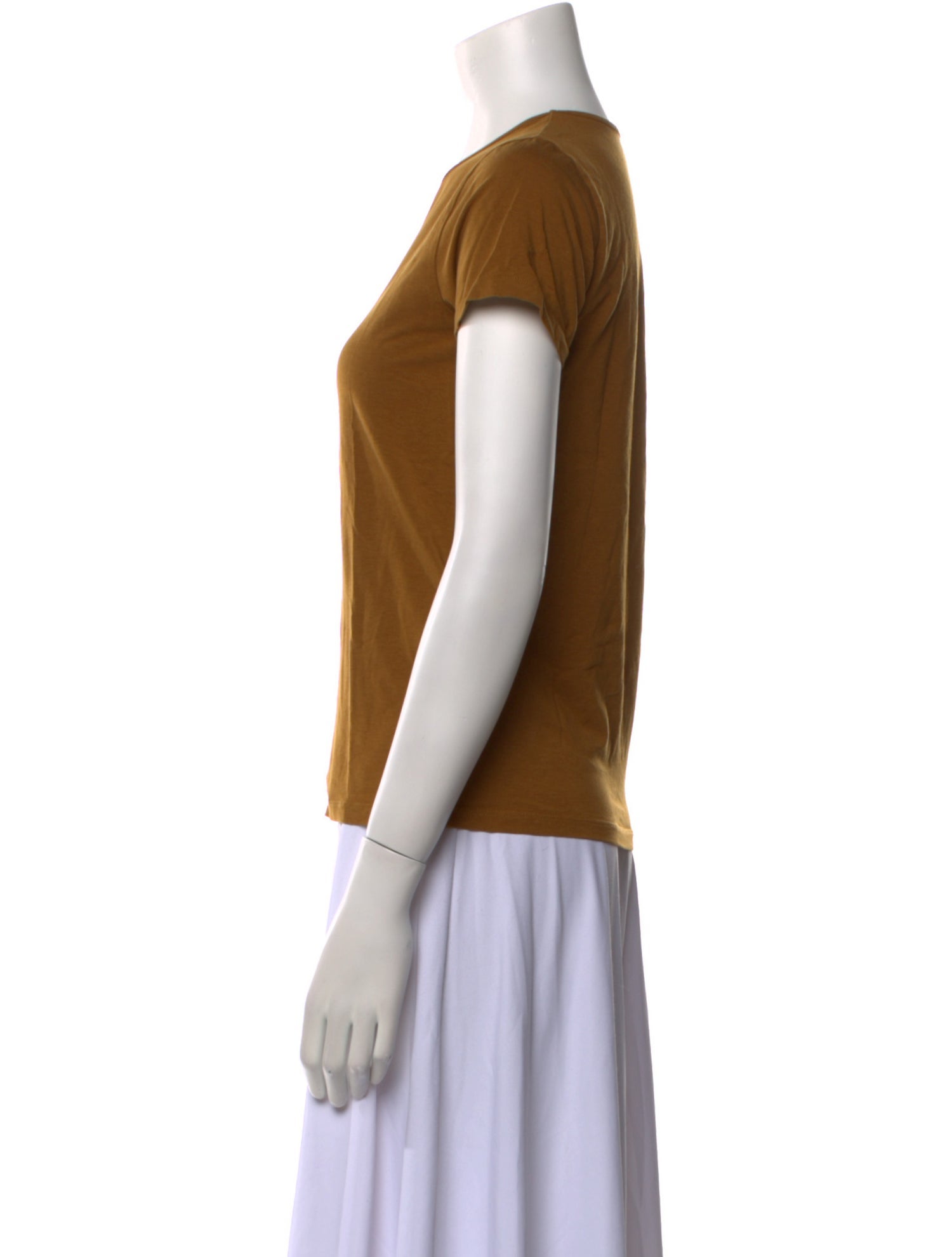 Another Tomorrow Crew Neck Short Sleeve T-Shirt