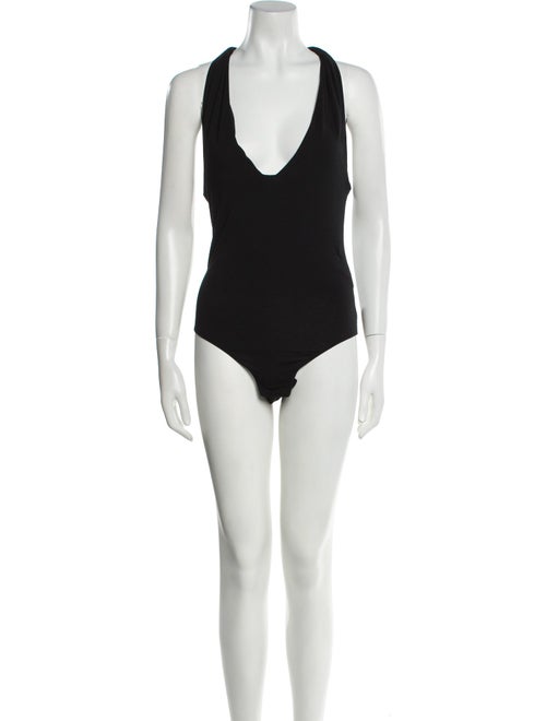 Another Tomorrow V-Neck Sleeveless Bodysuit