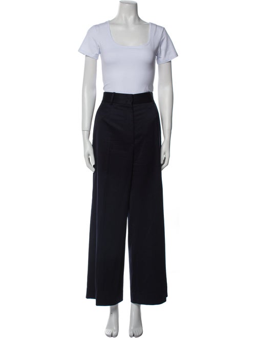 Another Tomorrow Virgin Wool Pantsuit